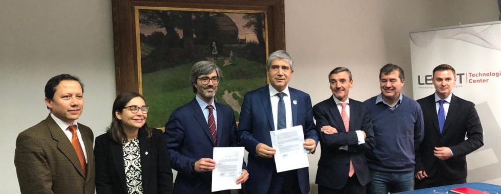 Firma Oficial de Convenio de Colaboración entre UDEC y Leitat Chile